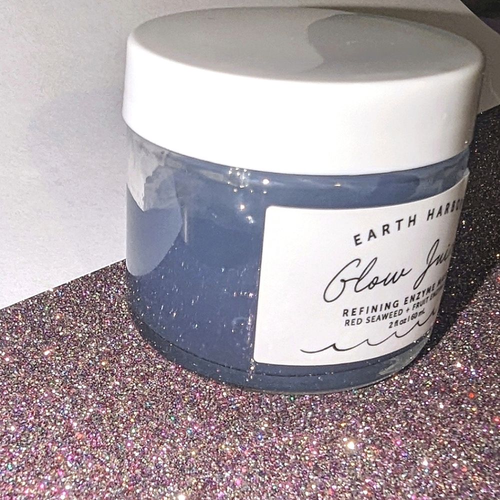 GLOW JUICE Refining Enzyme Mask Red Seaweed Fruit EARTH HARBOR NATURALS